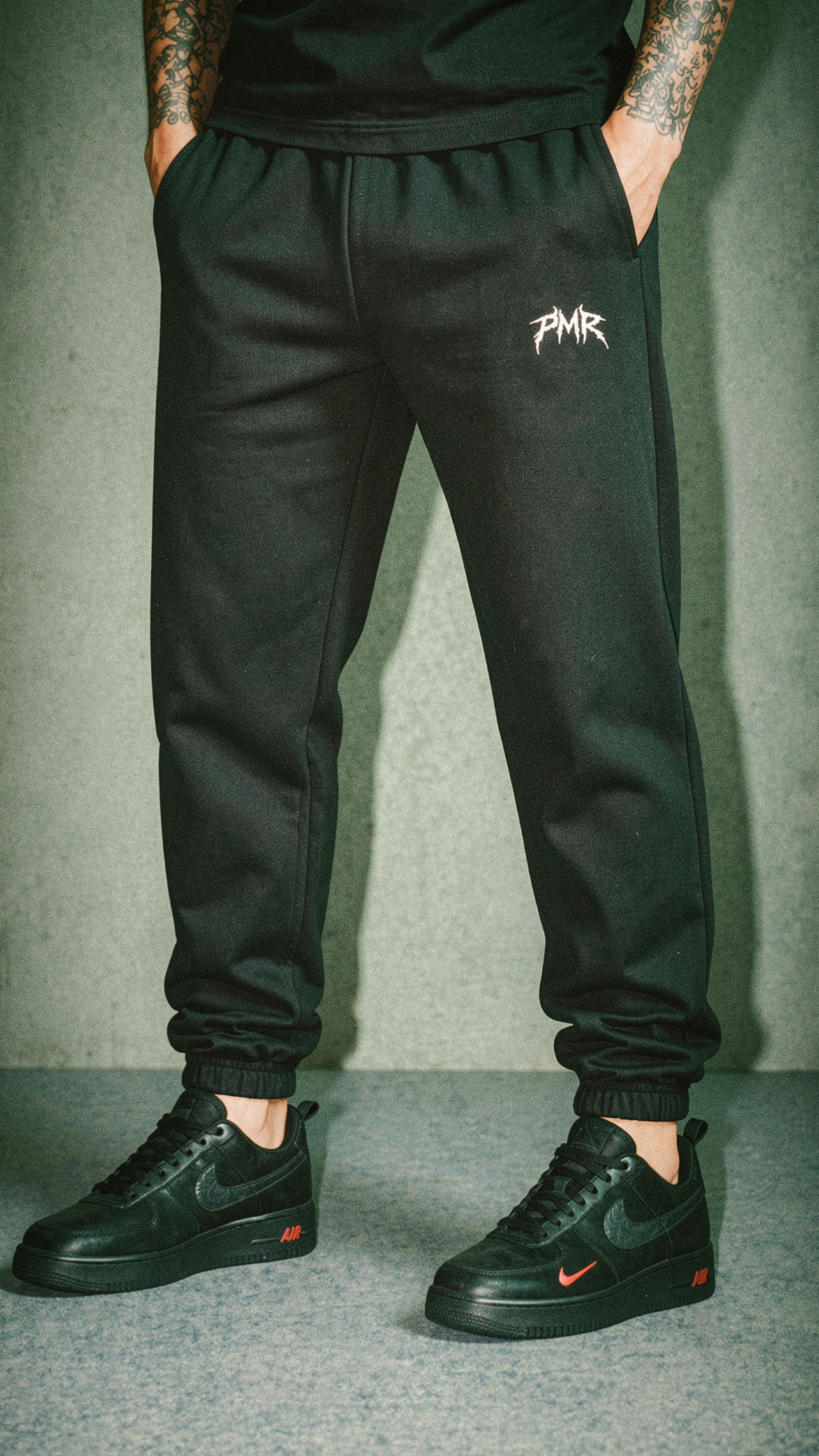 PMR Premium Black Joggers